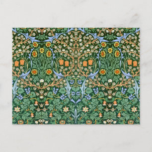 Vintage Blommönster William Morris Vykort