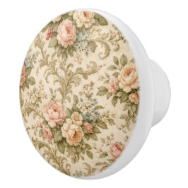 Vintage Blommönstrat Tapet Knopp