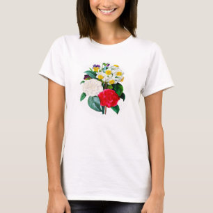 Vintage blommor t-shirt