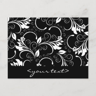 vintage blommor vykort