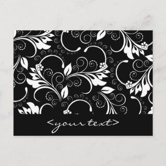 vintage blommor vykort