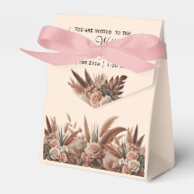 Vintage blompampasgräs bröllop