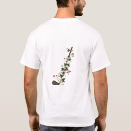 Vintage blomster golfklubb Herr Bakre grafiska t-s T Shirt