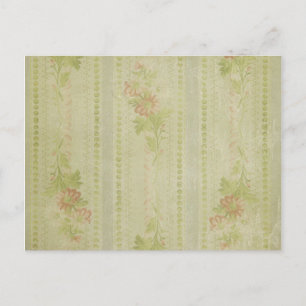 Vintage Blomsterbakgrund tapet Vykort