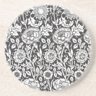 Vintage blomsterdamask elegant presentidé för hemm underlägg sandsten