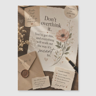 Vintage blomsterinspirerande presentkort | Estetis