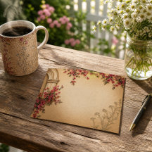 Vintage blomsterkant Varm ockragul texturdesign