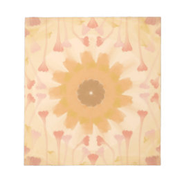 Vintage blomstersymfoni anteckningsblock