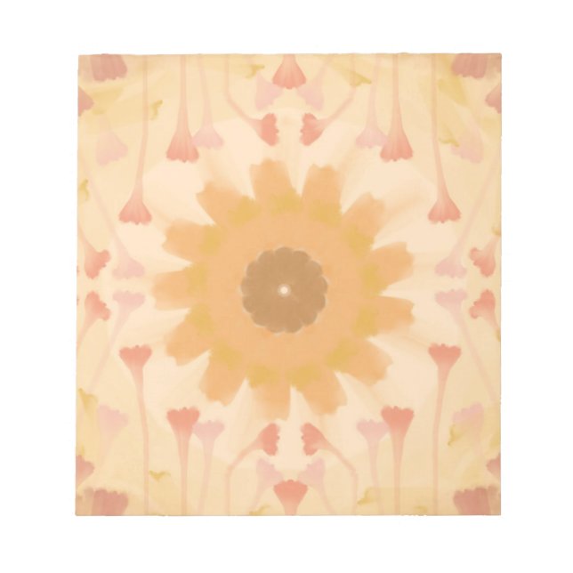 Vintage blomstersymfoni anteckningsblock (Framsida)
