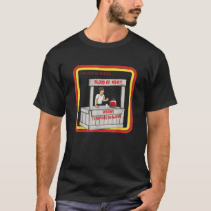 Vintage Blood Mary Funny Horror Drink Vampire P T Shirt