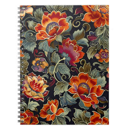 Vintage Bloom Elegance Journal Anteckningsbok