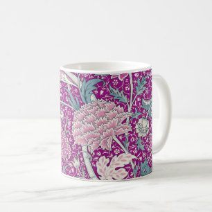 Vintage Bloom Lila Flower - Timless Blommigt Art Kaffemugg