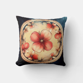 Vintage Blossom Medallion – Blomsterkastkudde Kudde