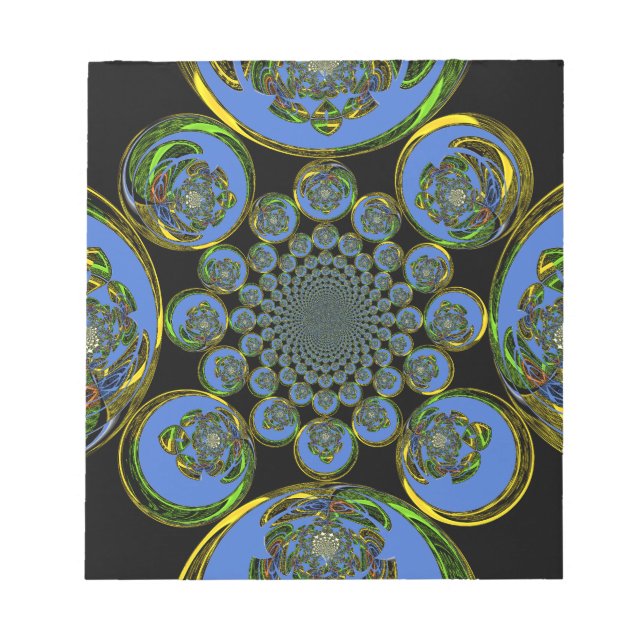 Vintage Blue Anteckningsblock (Framsida)