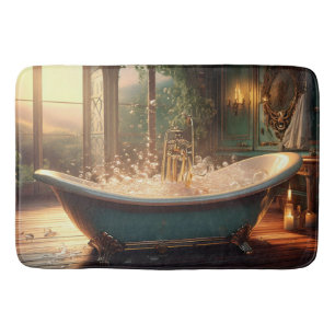 Vintage Blue Bathtub Badrumsmatta