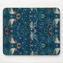 Vintage Blue Bird av William Morris