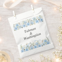 Vintage Blue Blommigt Bröllop