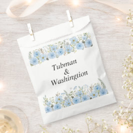 Vintage Blue Blommigt Bröllop