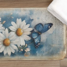 Vintage Blue Butterfly och Daisy | Jordbruksföreta