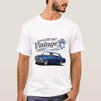 Vintage Blue Chevelle T Shirt