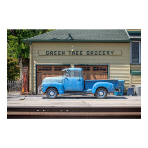 Vintage Blue Chevy Fototryck