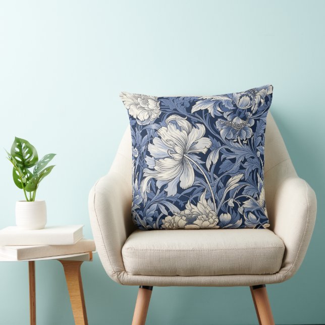 Vintage Blue Delight Kudde (Stol)