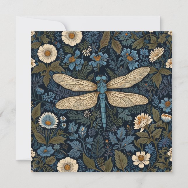 Vintage blue Dragonfly (Framsida)