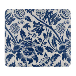 Vintage Blue Flower Mönster
