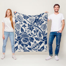 Vintage Blue Flower Mönster
