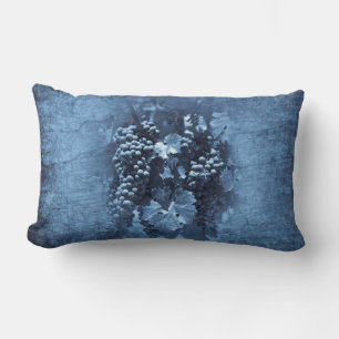 Vintage Blue Graps Plaster Lumbarkudde