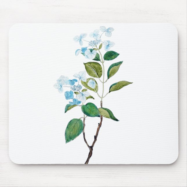 vintage blue hydrangae musmatta (Framsidan)