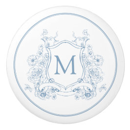 Vintage Blue Monogram Knopp