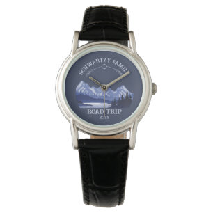 Vintage Blue Mountain Sjö Sunset Armbandsur