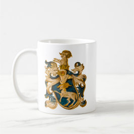 Vintage Blue- och Guld Aries Jackar av Arm Kaffemugg