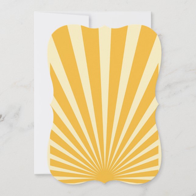 Vintage Blue sunburst poster (Framsida)