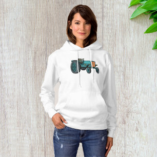 Vintage Blue Tractor Farm Life T Shirt