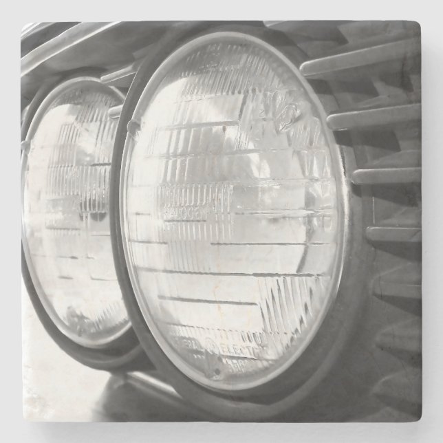 Vintage BMW-strålkastare Stenunderlägg (Framsidan)