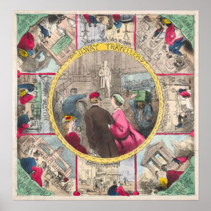 Vintage Board Games - Art Print Poster