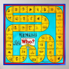 Vintage Board Games - Art Print Poster