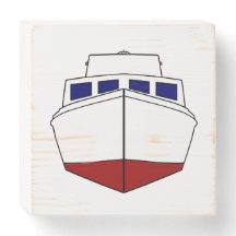 Vintage Boat av trämåp