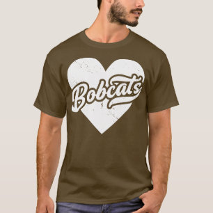 Vintage Bobcat School Spirit High School Mascot T Shirt