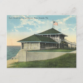 Vintage Boca Grande Florida Bath House Vykort
