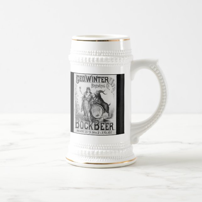 Vintage Bock Beer Stein Sejdel (Höger)