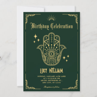 Vintage Bohemian art symbols  Invitation Inbjudningar