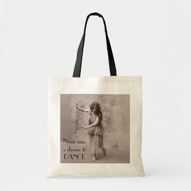Vintage Bohemian Woman Tygkasse (Framsidan)