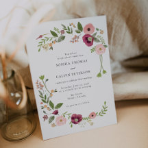 Vintage Boho Blommigt Bröllop