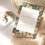 Vintage Boho-Blommigt i persiko- och Grönt Baby Sh Inbjudningar<br><div class="desc">Modern Boho-Blommigt i Peach,  Coral och Grönt Baby Shower-inbjudan</div>