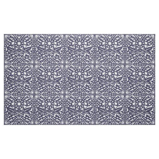 Vintage Boho Blommönster Tyg (Fat Quarter)