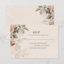 Vintage Boho Botanisk RSVP Rustik Terrakotta