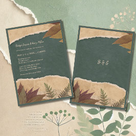 vintage boho chic greenery bröllop